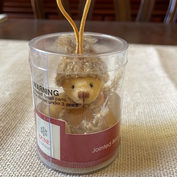 Rare Gund Holiday countdown to Christmas Mini Jointed bear ornament - Picture 8 of 8